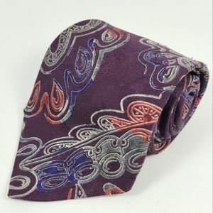 HARRY II | 100% silk paisley filigree design tie
